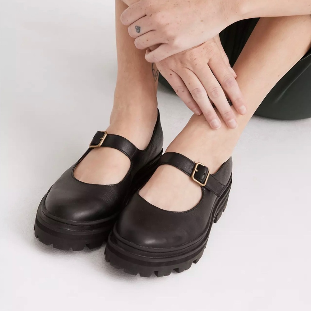 The Freya Platform Lugsole Mary Jane